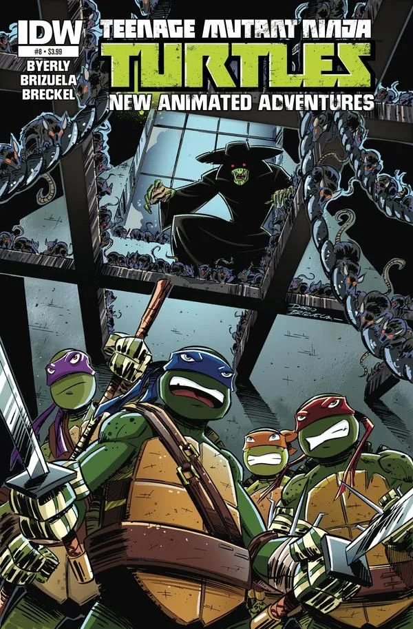 Cover of Teenage Mutant Ninja Turtles New Animated Adventures #8