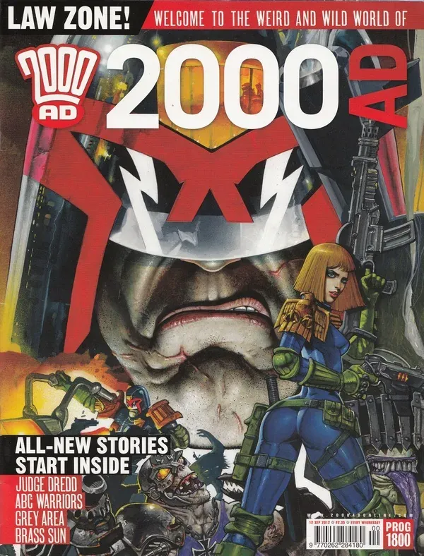 Cover of 2000 AD #1800