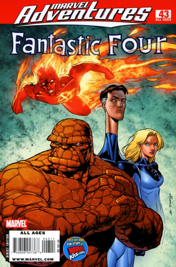 Cover of Marvel Adventures Fantastic Four #43