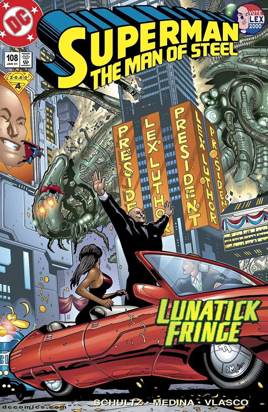 Cover of Superman: The Man of Steel #108