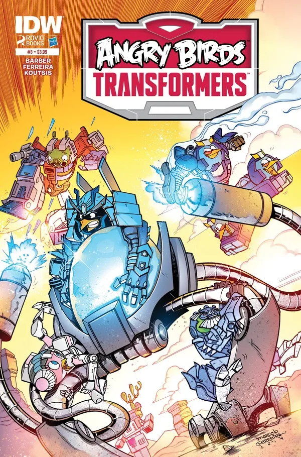 Cover of Angry Birds Transformers #3