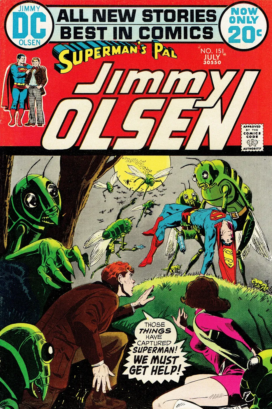 Cover of Superman's Pal, Jimmy Olsen #151