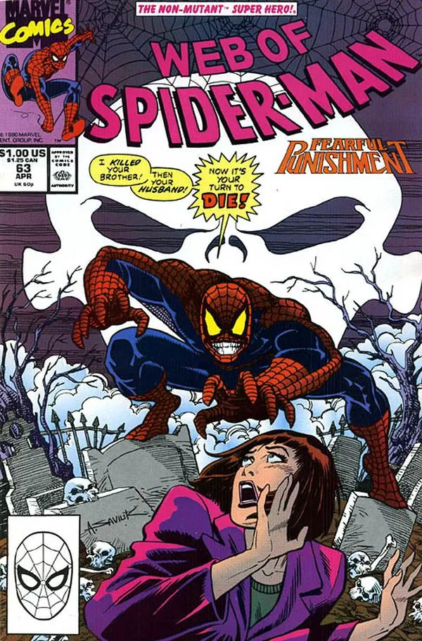 Cover of Web of Spider-Man #63