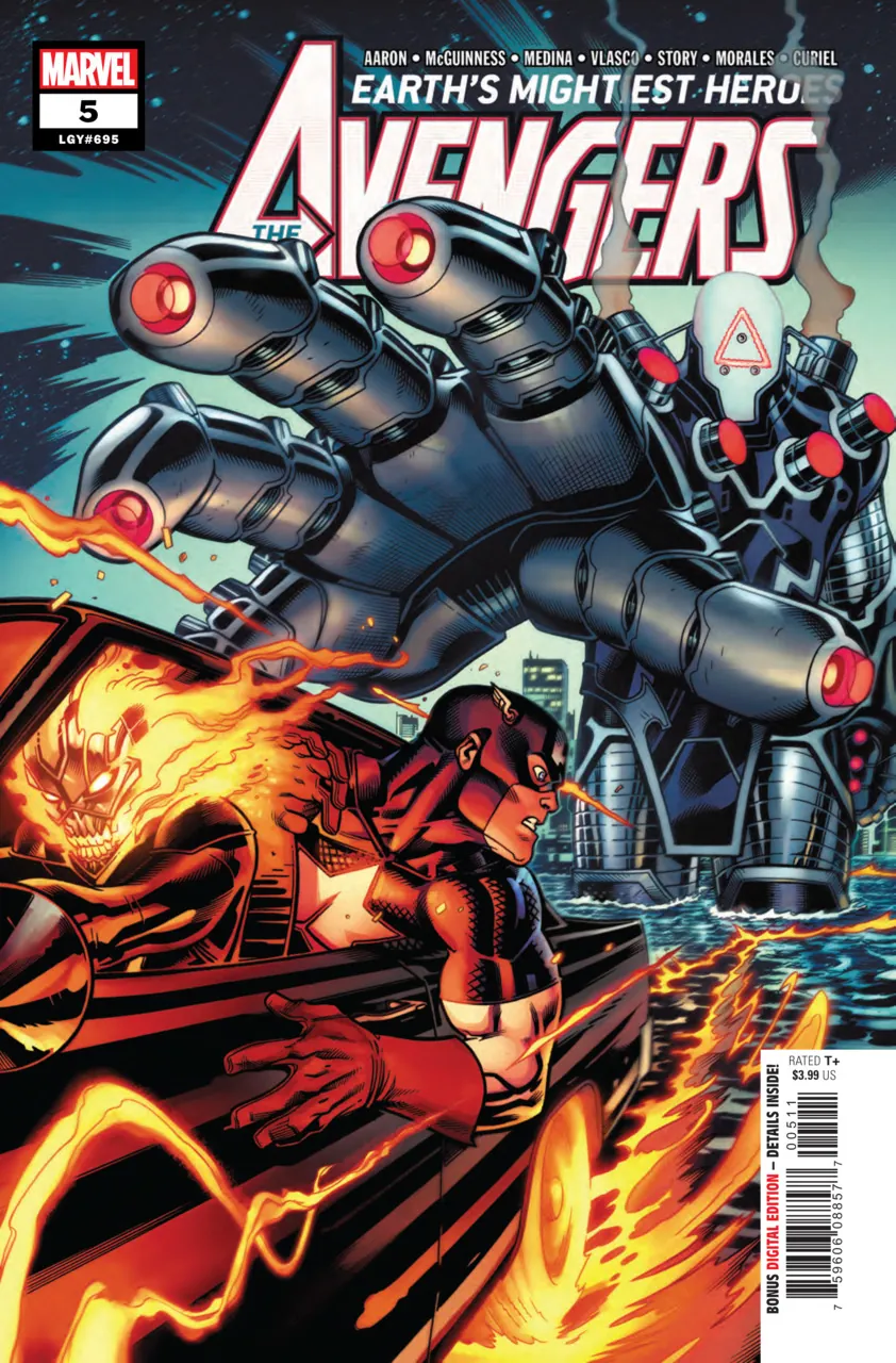 Cover of Avengers #5 (695)