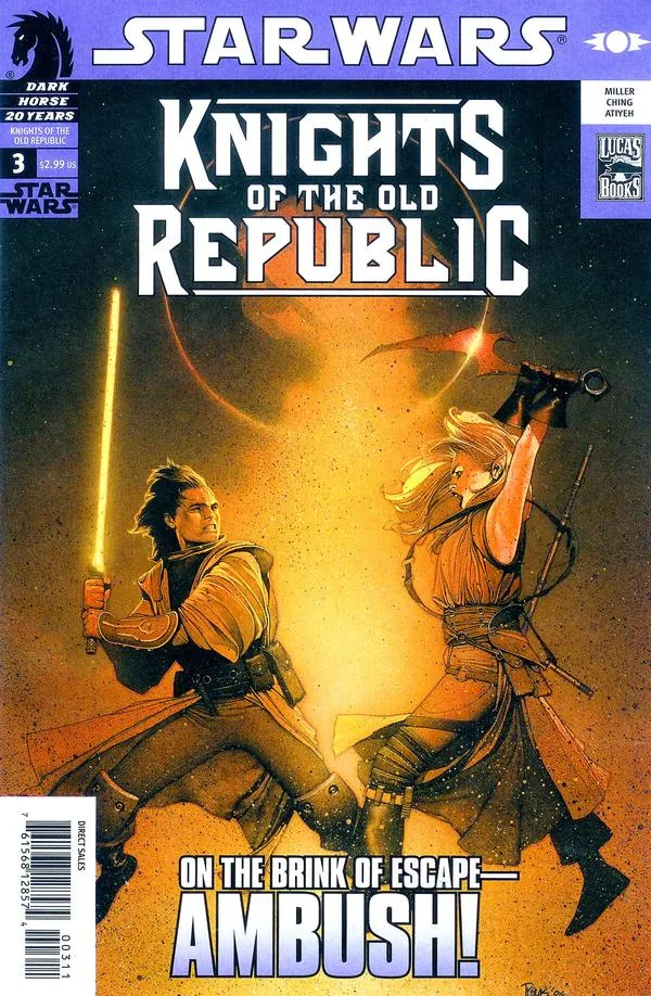 Cover of Star Wars Knights of the Old Republic #3