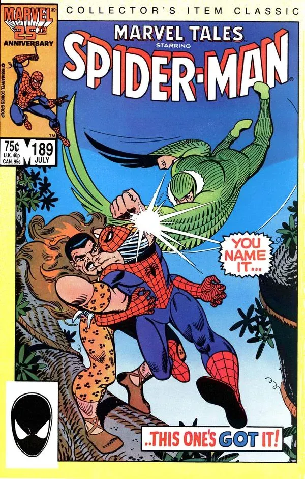 Cover of Marvel Tales #189
