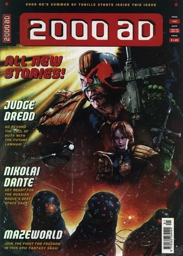 Cover of 2000 AD #1101