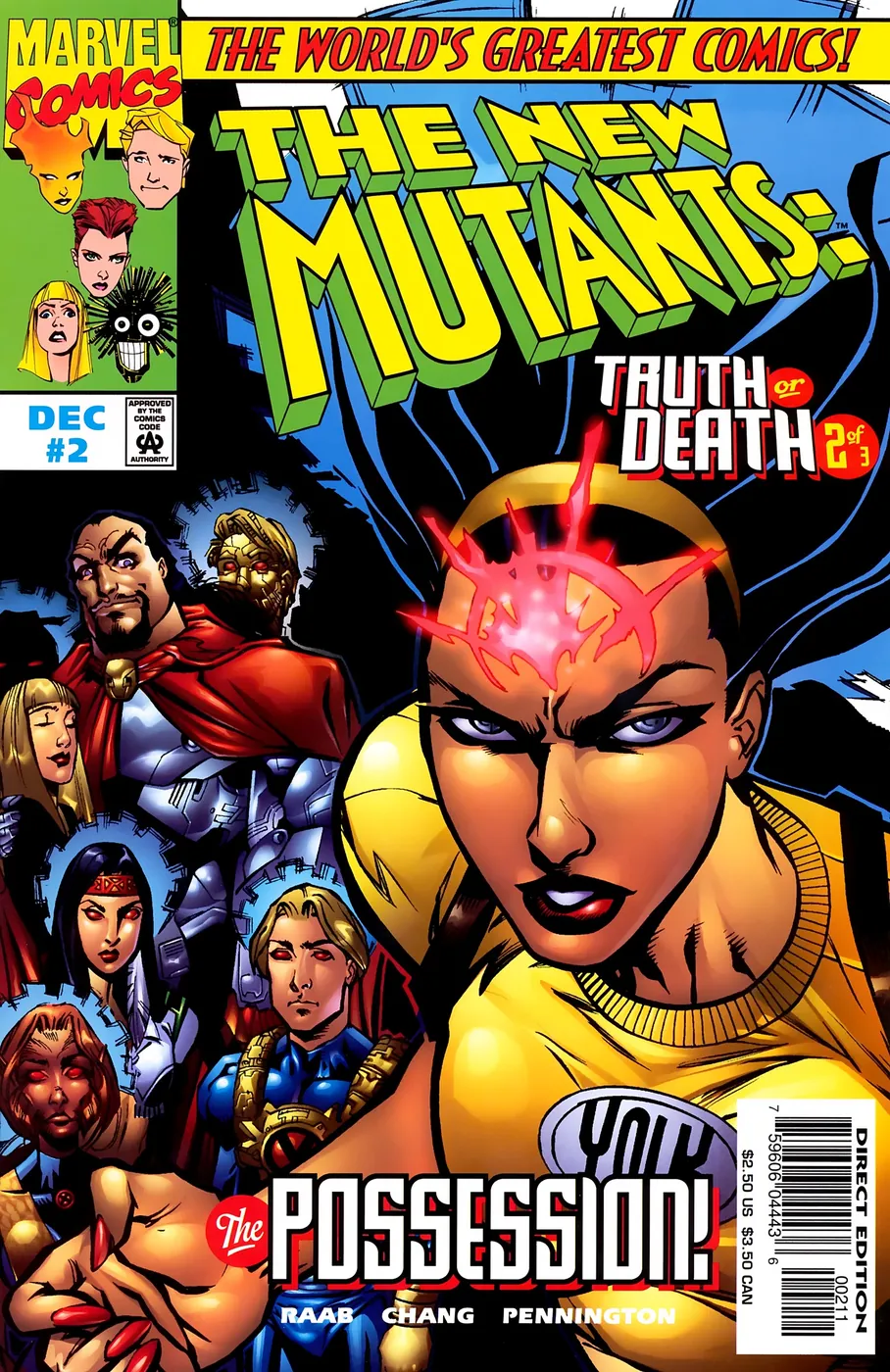 Cover of New Mutants: Truth or Death #2