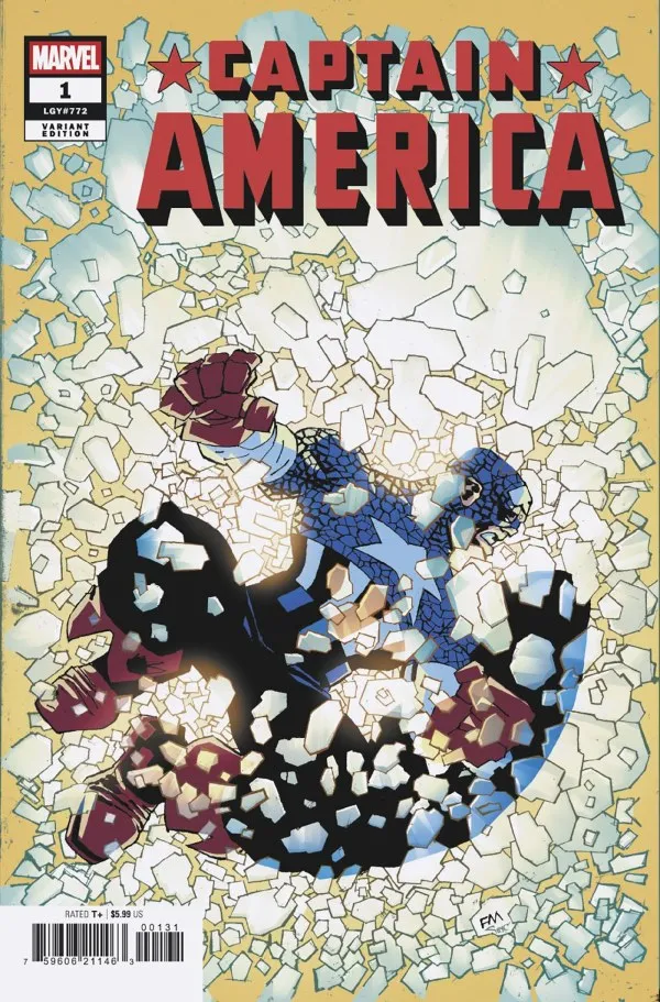 Cover of Captain America #1 (772)