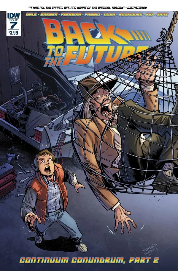Cover of Back to the Future #7
