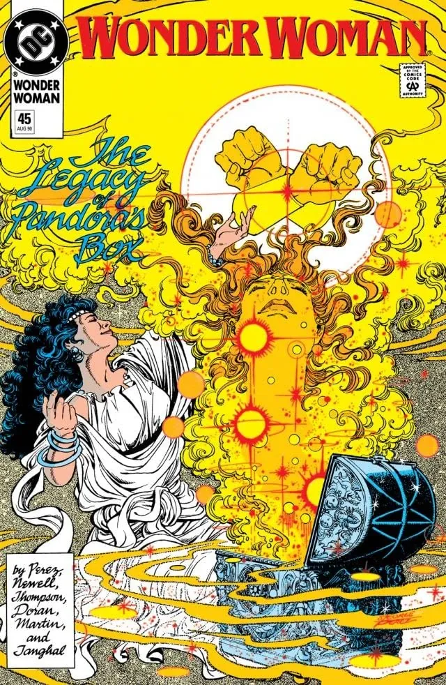 Cover of Wonder Woman #45