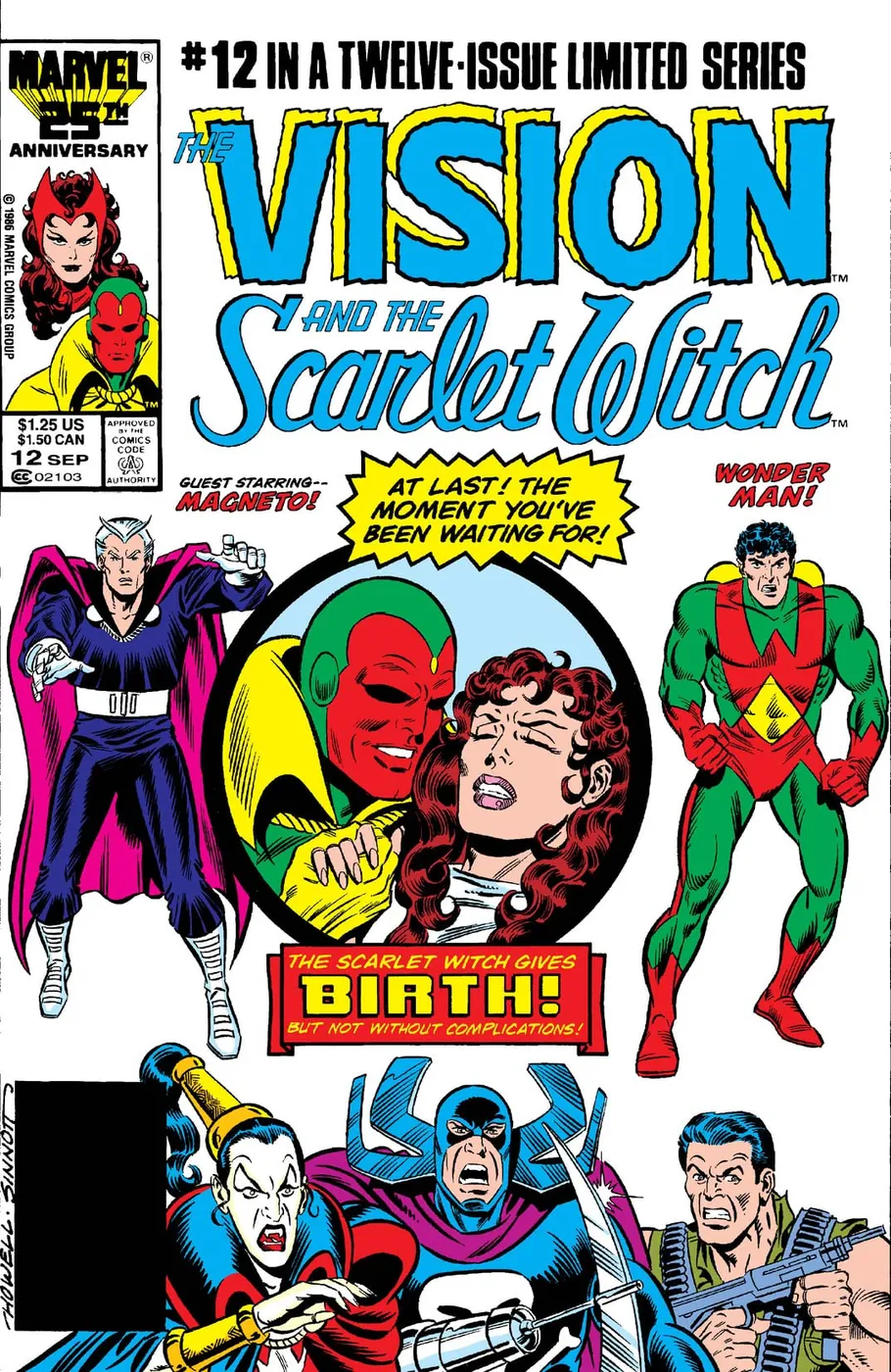 Cover of The Vision and the Scarlet Witch #12