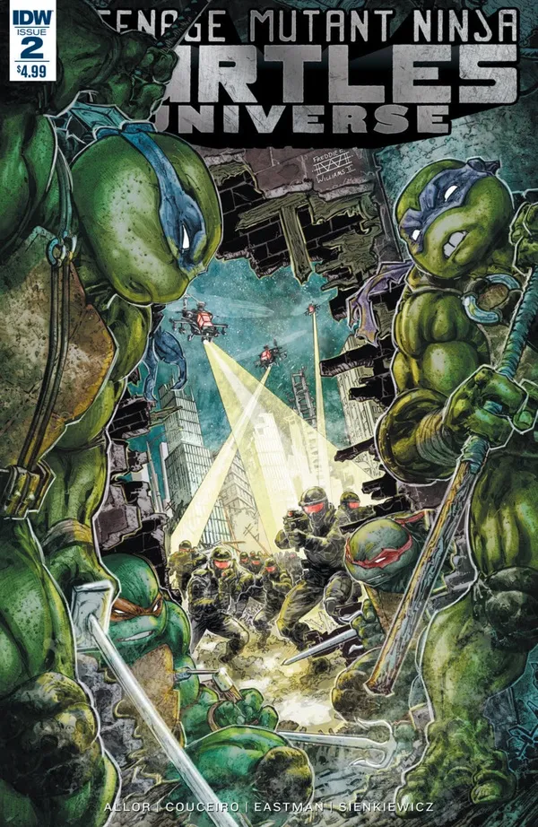 Cover of Teenage Mutant Ninja Turtles Universe #2