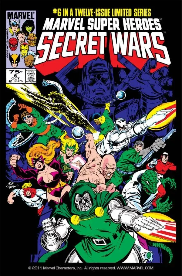 Cover of Marvel Super-Heroes Secret Wars #6