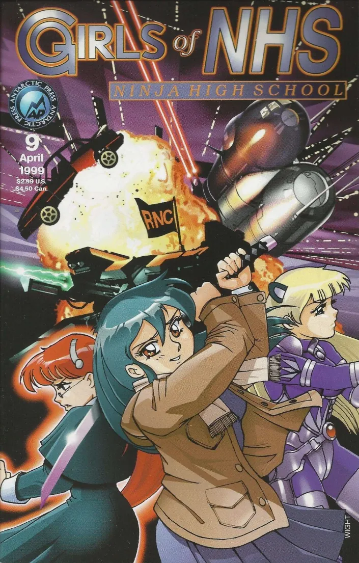Cover of Girls of Ninja High School #1