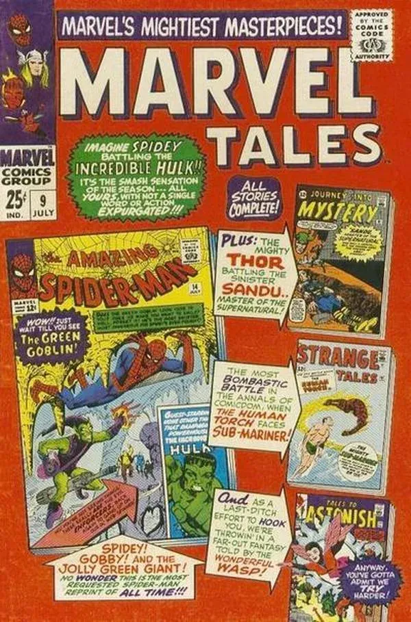 Cover of Marvel Tales #9