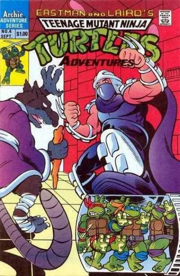Cover of Teenage Mutant Ninja Turtles Adventures #4