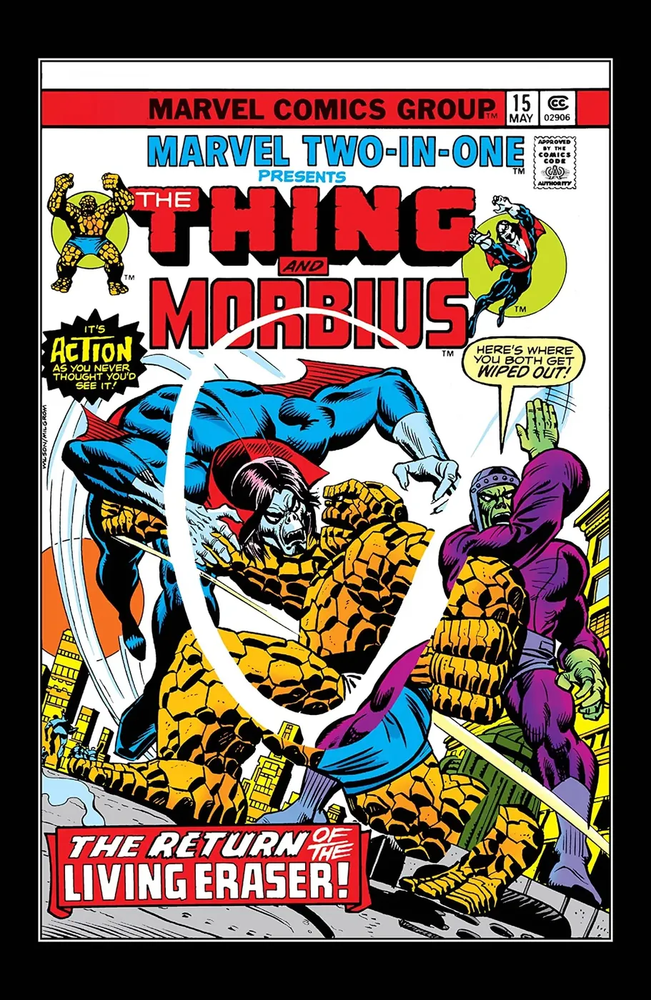 Cover of Marvel Two-in-One #15