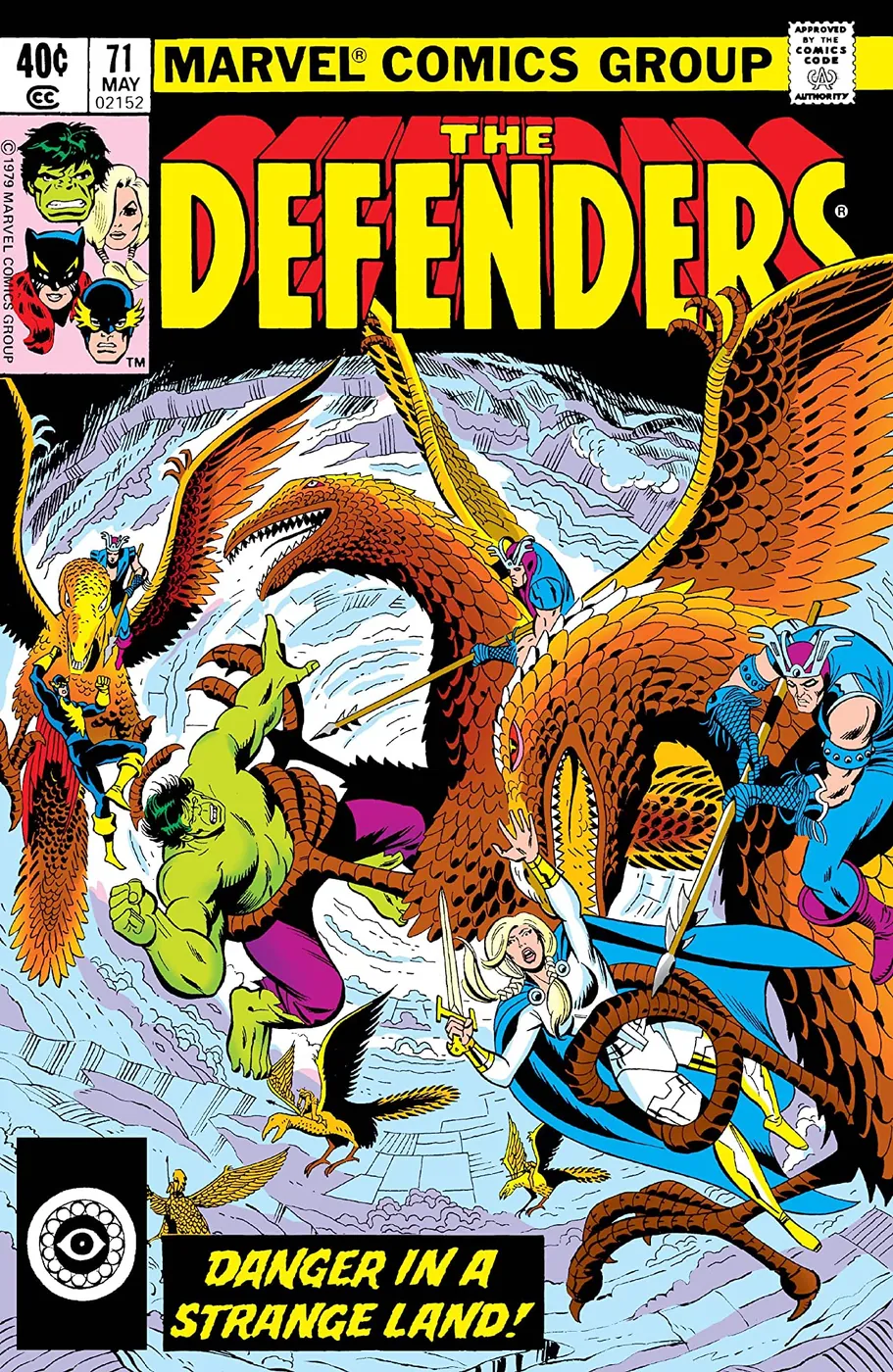 Cover of The Defenders #71