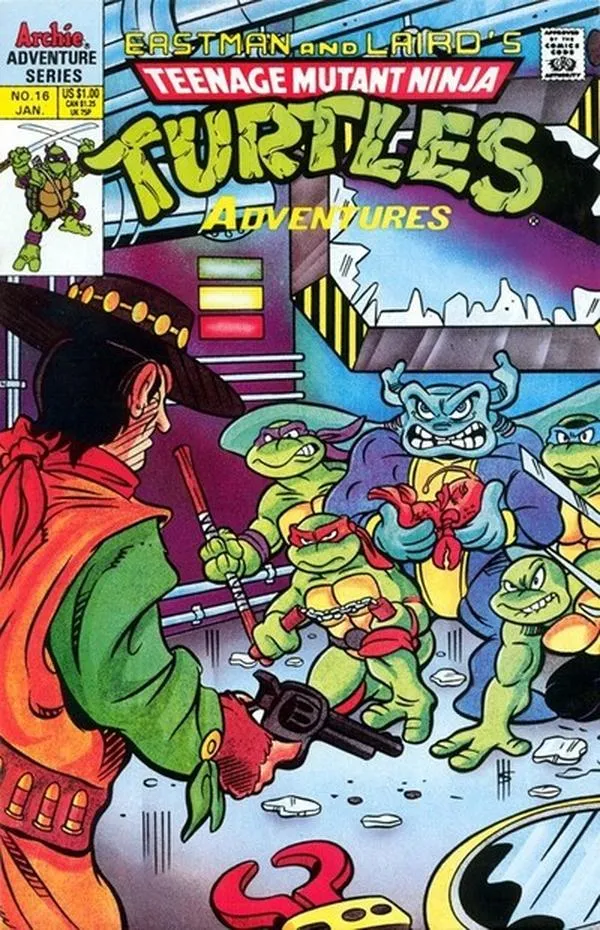 Cover of Teenage Mutant Ninja Turtles Adventures #16
