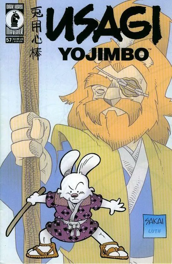 Cover of Usagi Yojimbo #57