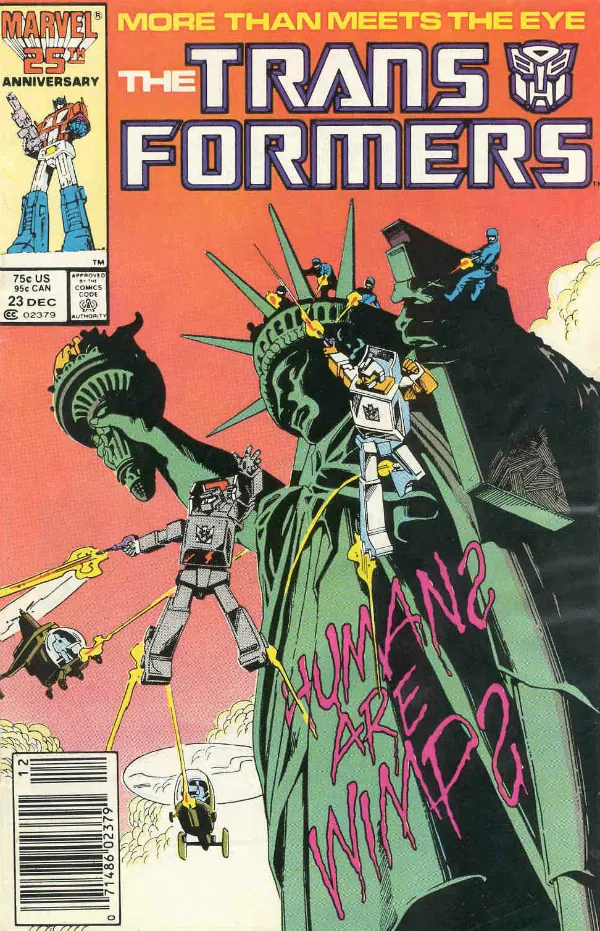 Cover of The Transformers #23