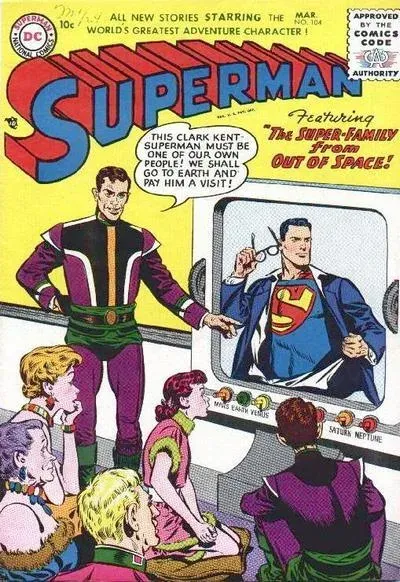 Cover of Superman #104