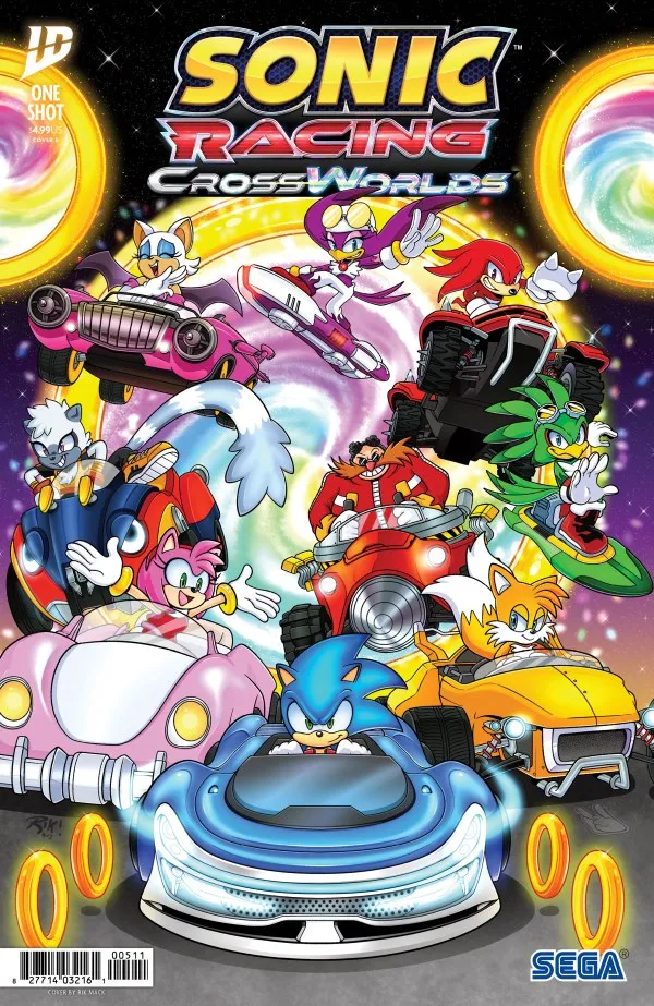 Cover of Sonic the Hedgehog: Sonic Racing CrossWorlds #[nn]