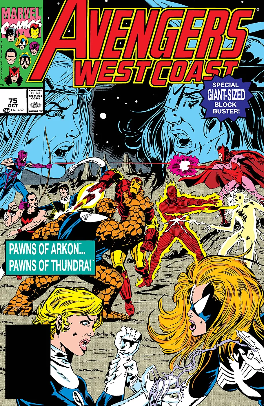 Cover of Avengers West Coast #75