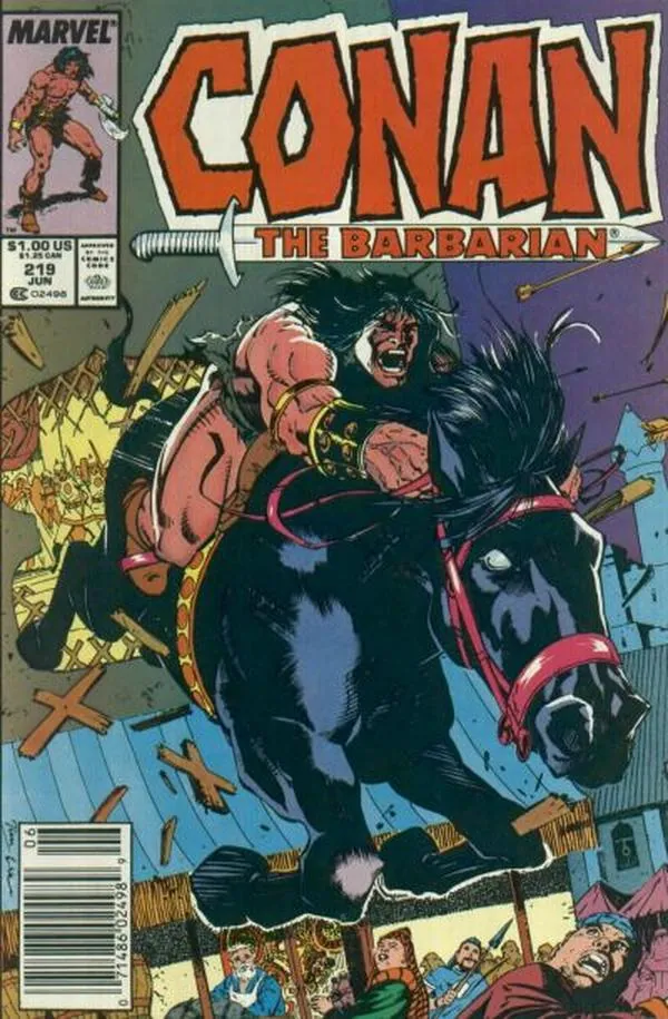 Cover of Conan the Barbarian #219