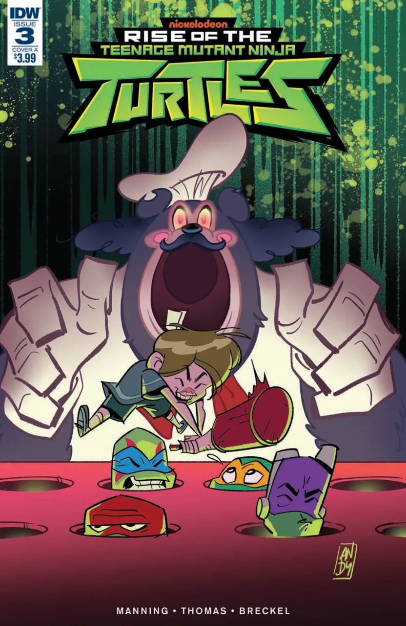 Cover of Rise of Teenage Mutant Ninja Turtles #3