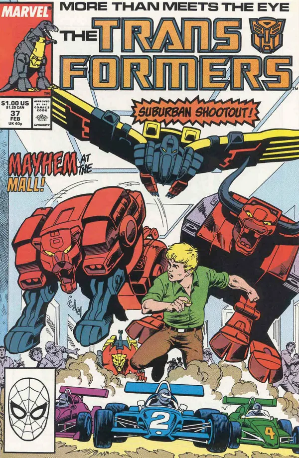 Cover of The Transformers #37