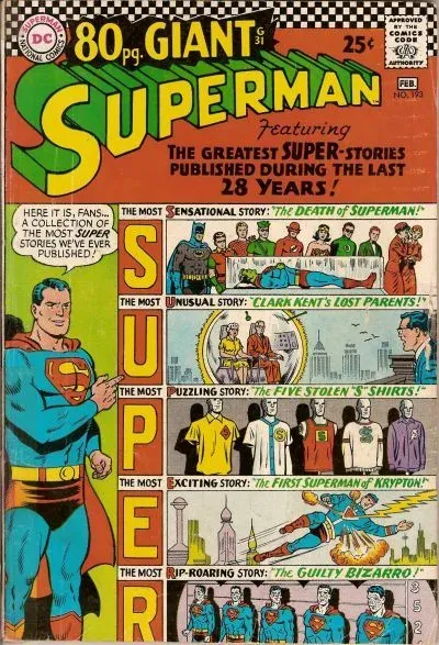 Cover of Superman #193