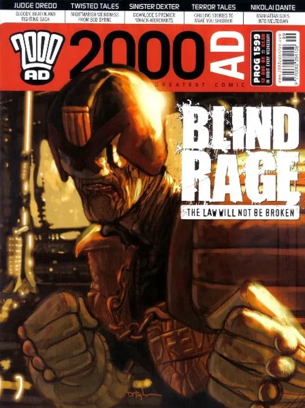 Cover of 2000 AD #1599