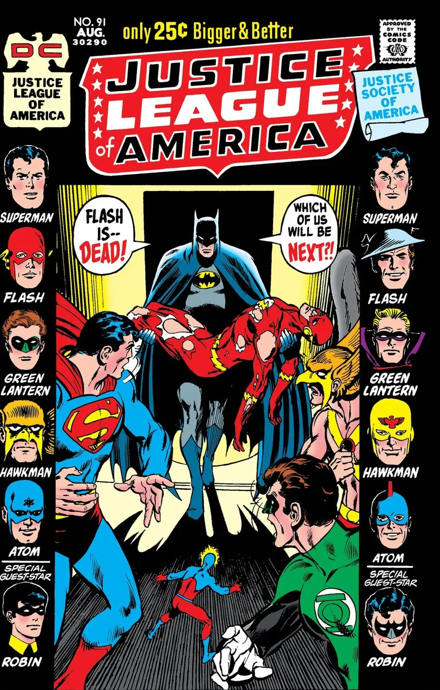 Cover of Justice League of America #91