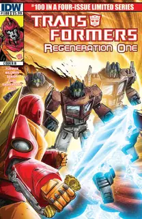 Cover of Transformers: Regeneration One #100