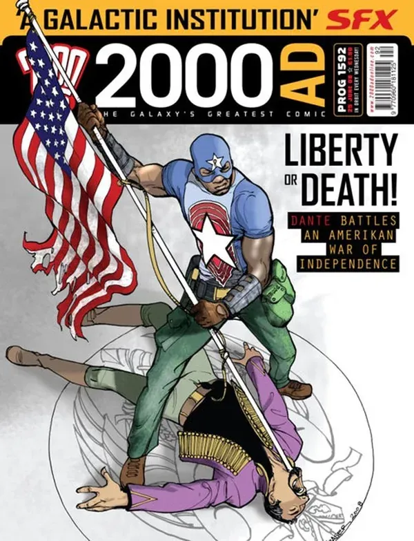 Cover of 2000 AD #1592