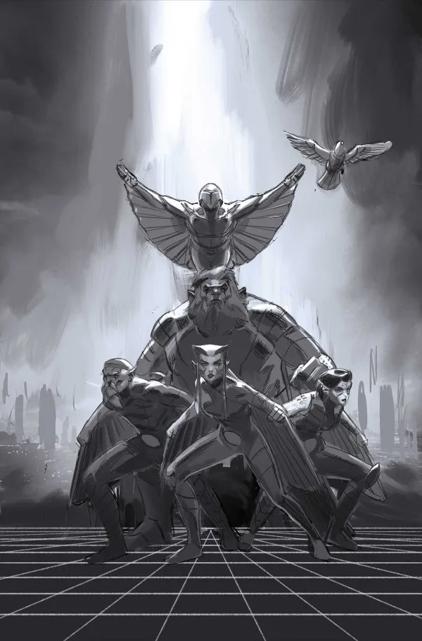 Cover of ThunderCats x SilverHawks: ThunderHawks #1