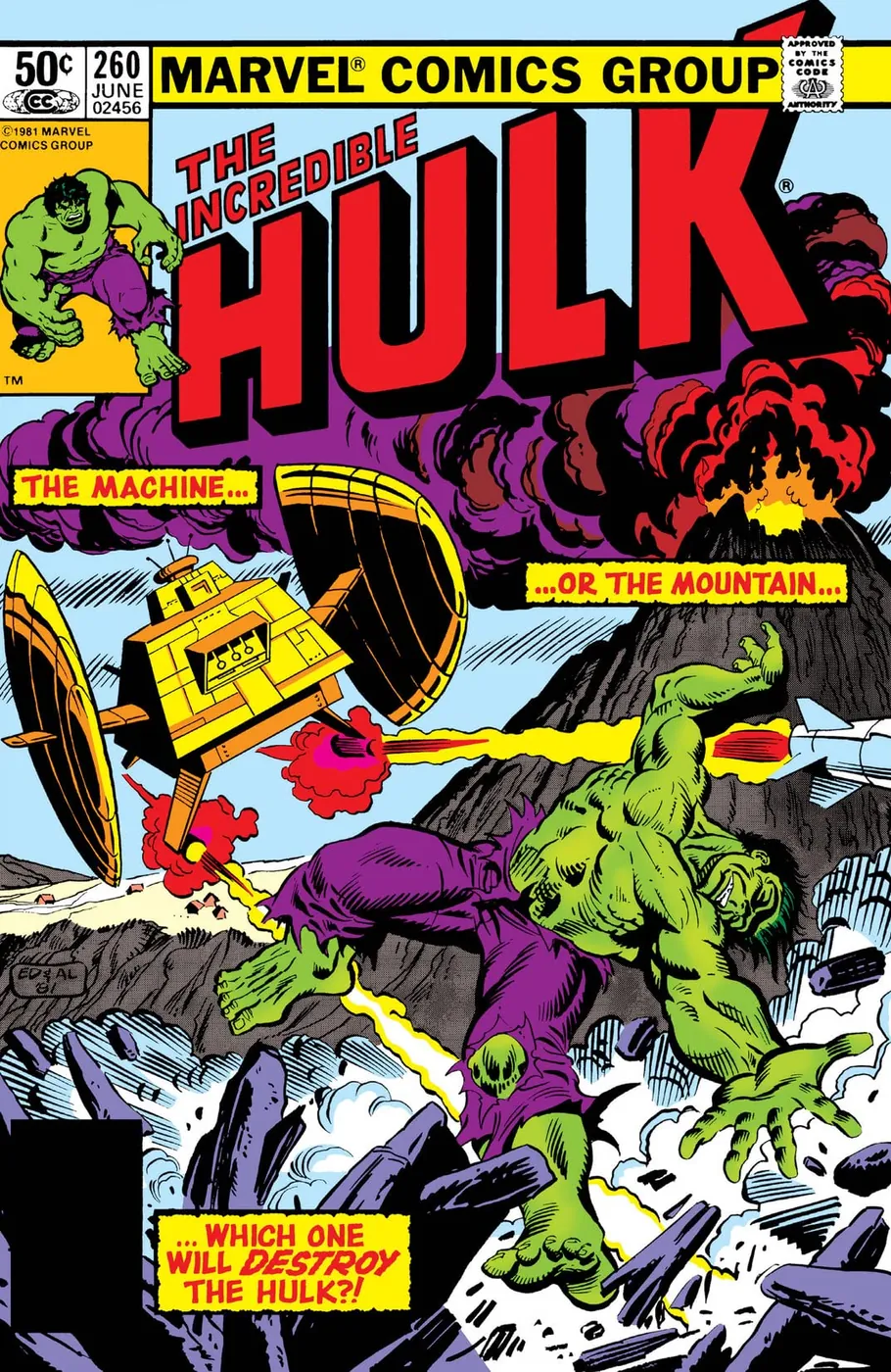 Cover of The Incredible Hulk #260