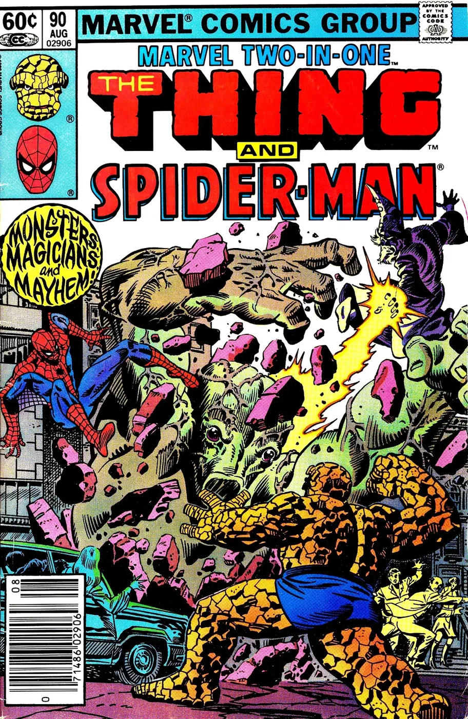 Cover of Marvel Two-in-One #90