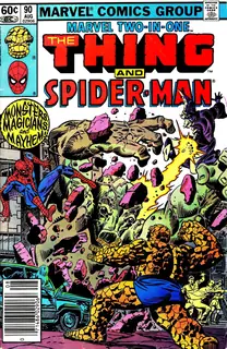 Cover of Marvel Two-in-One #90