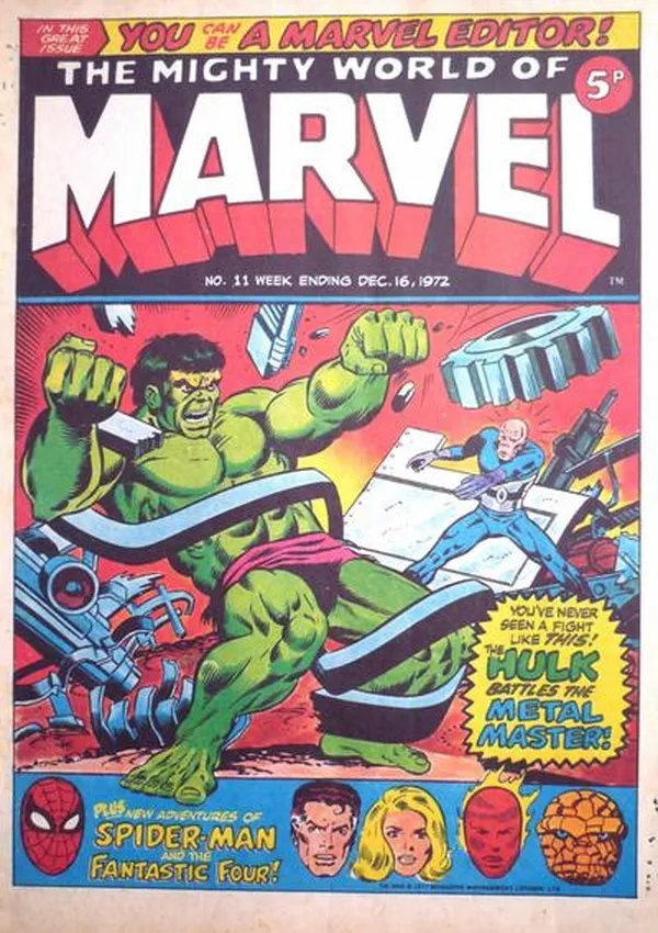 Cover of The Mighty World of Marvel #11
