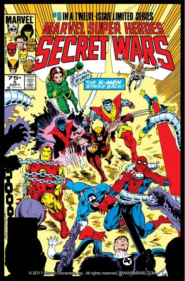 Cover of Marvel Super-Heroes Secret Wars #5