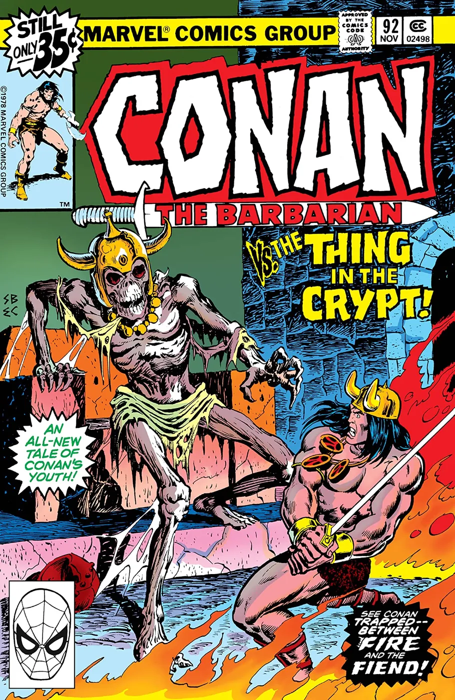 Cover of Conan the Barbarian #92