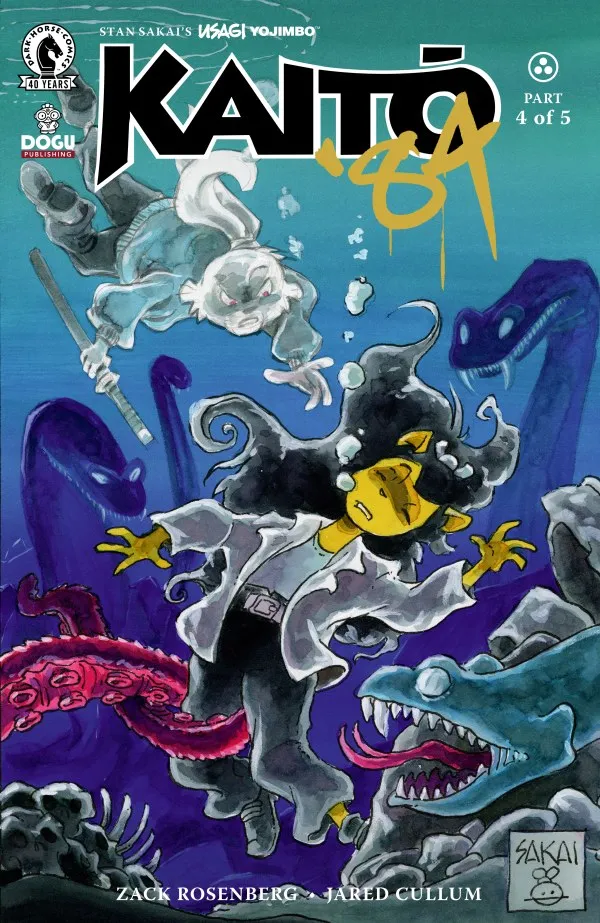 Cover of Usagi Yojimbo: Kaitō '84 #4