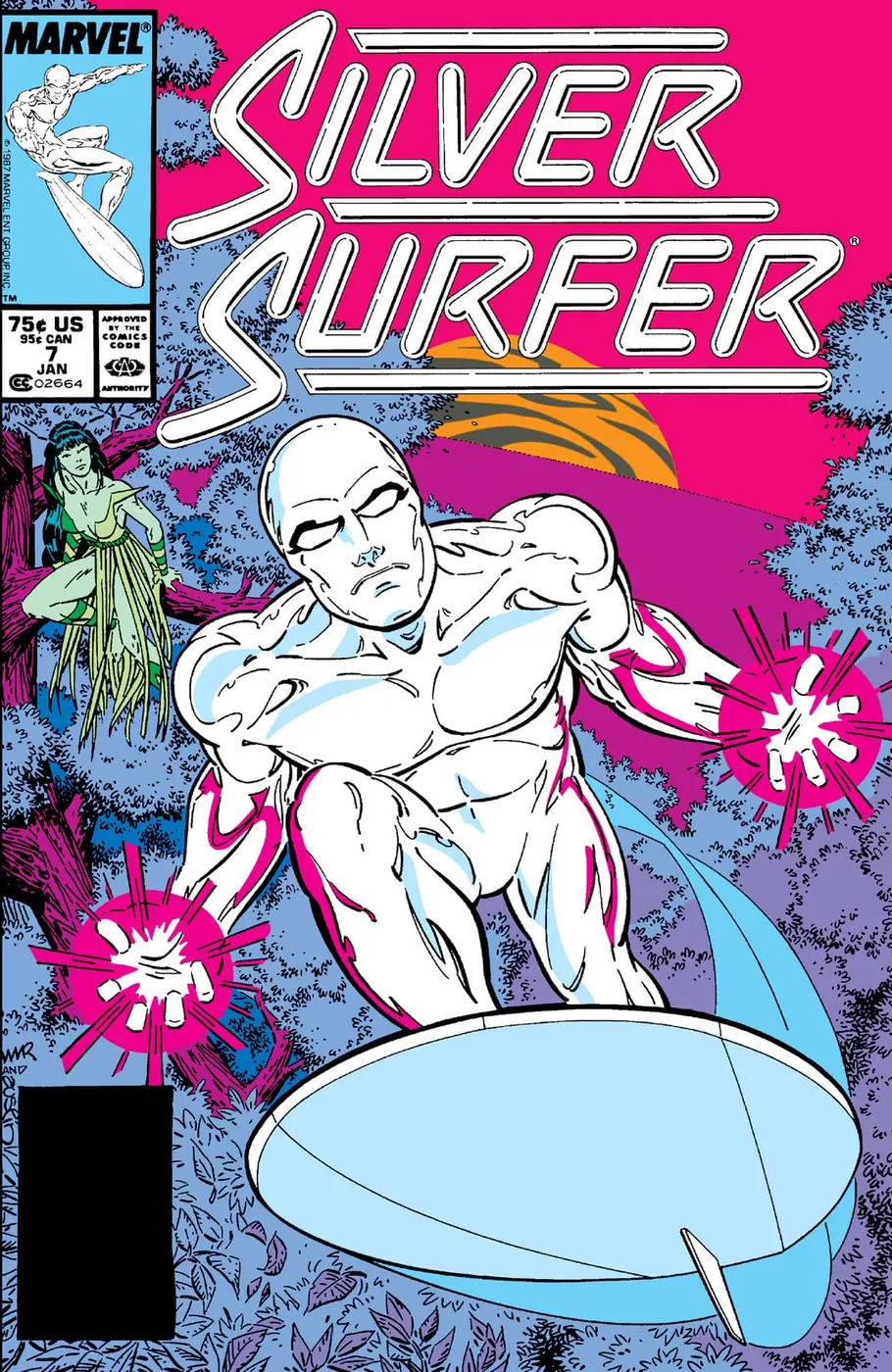 Cover of Silver Surfer #7
