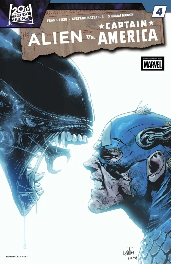 Cover of Alien vs. Captain America #4