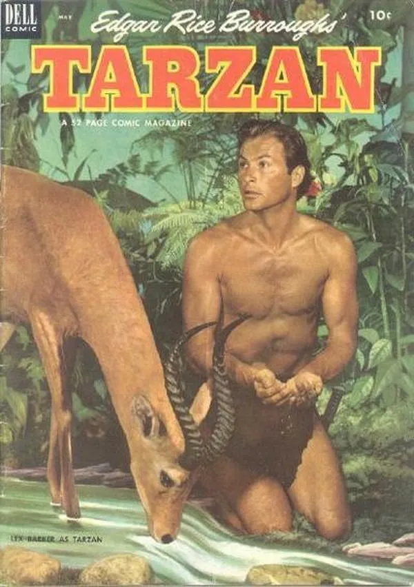 Cover of Edgar Rice Burroughs' Tarzan #44