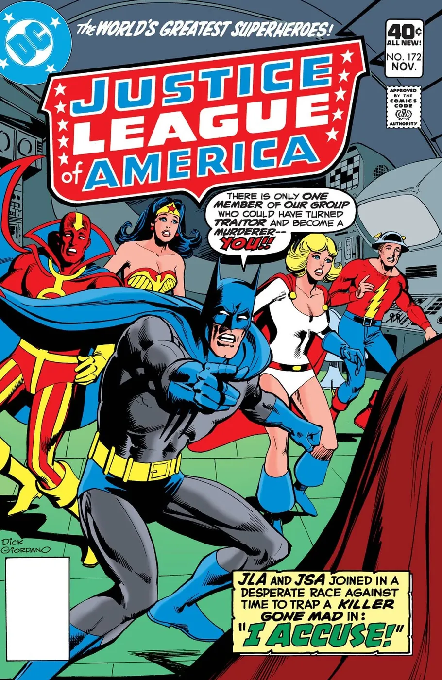 Cover of Justice League of America #172