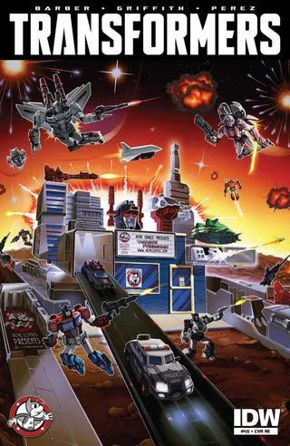 Cover of The Transformers #45